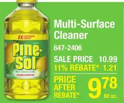 Menards Multi-Surface Cleaner offer