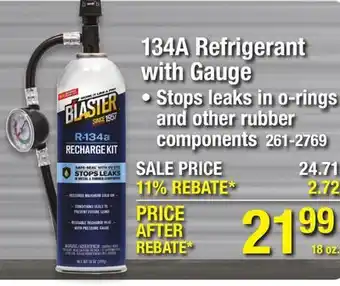 Menards 134A Refrigerant with Gauge offer