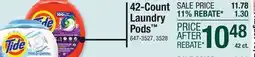Menards 42-Count Laundry Pods offer