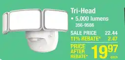 Menards Tri-Head offer