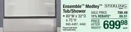 Menards Ensemble Medley Tub/Shower offer