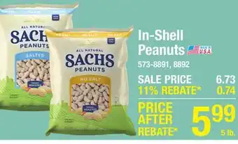 Menards In-Shell Peanuts offer