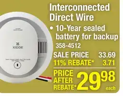 Menards Interconnected Direct Wire offer