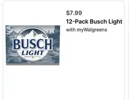 Walgreens 12-Pack Busch Light offer
