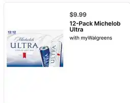 Walgreens 12-Pack Michelob Ultra offer