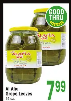 Jewel-Osco Al Afia Grape Leaves offer