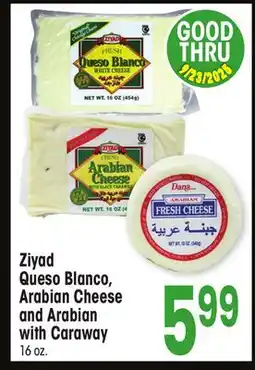 Jewel-Osco Ziyad Queso Blanco, Arabian Cheese and Arabian with Caraway offer