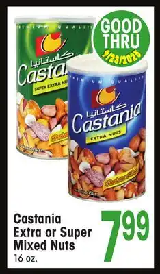 Jewel-Osco Castania Extra or Super Mixed Nuts offer
