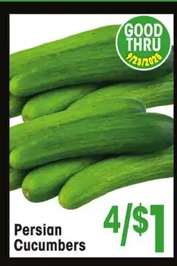 Jewel-Osco Persian Cucumbers offer
