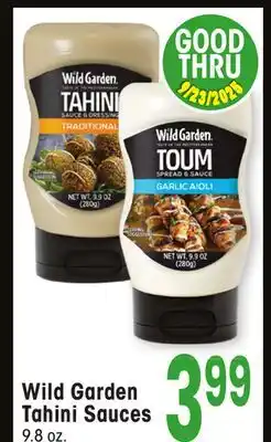 Jewel-Osco Wild Garden Tahini Sauces offer