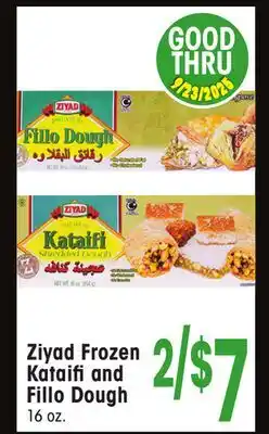 Jewel-Osco Ziyad Frozen Kataifi and Fillo Dough offer