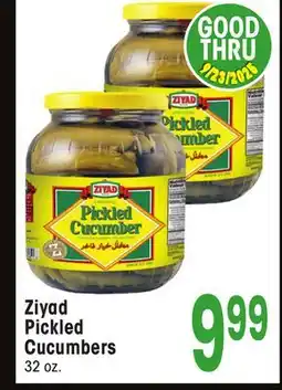 Jewel-Osco Ziyad Pickled Cucumbers offer