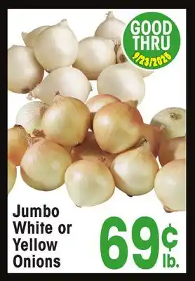 Jewel-Osco Jumbo White or Yellow Onions offer