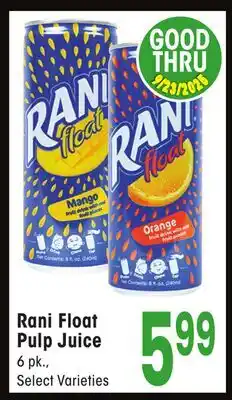Jewel-Osco Rani Float Pulp Juice offer