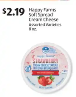 Aldi Happy Farms Soft Spread Cream Cheese offer