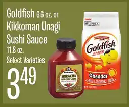 Jewel-Osco Goldfish 6.6 oz. or Kikkoman Unagi Sushi Sauce 11.8 oz offer