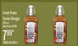 Jewel-Osco Fresh Press Farms Vinegar offer