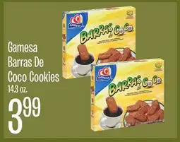 Jewel-Osco Gamesa Barras De Coco Cookies offer