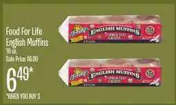 Jewel-Osco Food For Life English Muffins offer