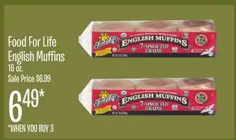 Jewel-Osco Food For Life English Muffins offer