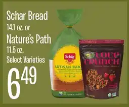 Jewel-Osco Schar Bread 14.1 oz. or Nature's Path 11.5 oz offer