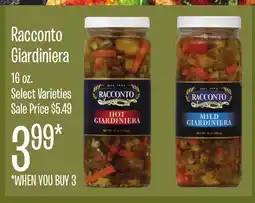 Jewel-Osco Racconto Giardiniera offer