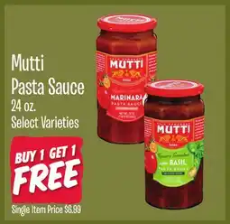 Jewel-Osco Mutti Pasta Sauce offer