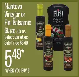 Jewel-Osco Mantova Vinegar or Fini Balsamic Glaze offer