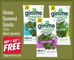 Jewel-Osco Gimme Seaweed Snacks offer
