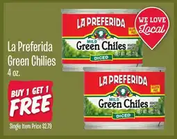 Jewel-Osco La Preferida Green Chilies offer