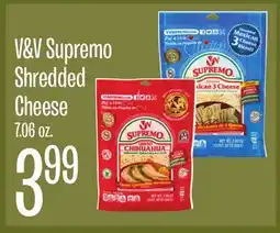 Jewel-Osco V & V Supremo Shredded Cheese offer