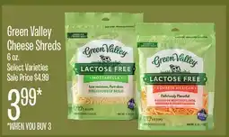 Jewel-Osco Green Valley Cheese Shreds offer