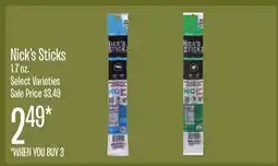 Jewel-Osco Nick's Sticks offer