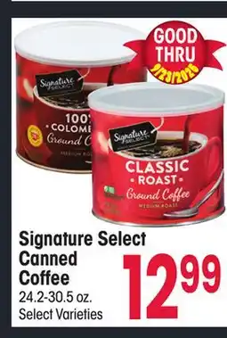 Jewel-Osco Signature Select Canned Coffee offer