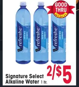 Jewel-Osco Signature Select Alkaline Water offer