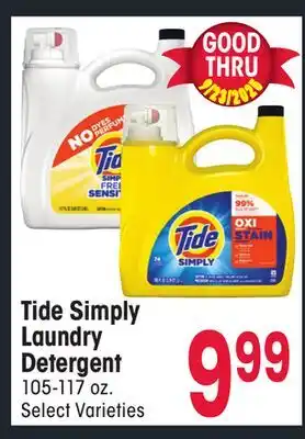 Jewel-Osco Tide Simply Laundry Detergent offer