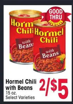 Jewel-Osco Hormel Chili with Beans offer