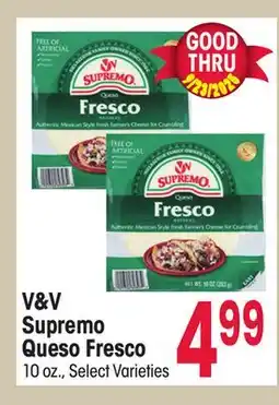 Jewel-Osco V&V Supremo Queso Fresco offer