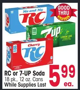 Jewel-Osco RC or 7-UP Soda offer