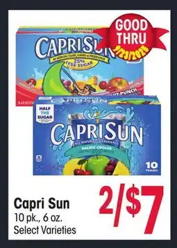 Jewel-Osco Capri Sun offer