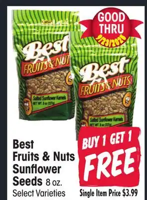 Jewel-Osco Best Fruits & Nuts Sunflower Seeds offer