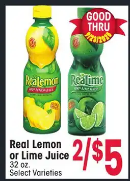 Jewel-Osco Real Lemon or Lime Juice offer