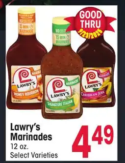 Jewel-Osco Lawry's Marinades offer