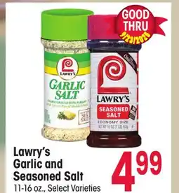 Jewel-Osco Lawry's Garlic and Seasoned Salt offer