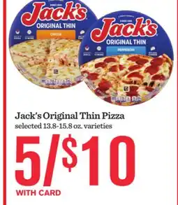 Mariano's Jack's Original Thin Pizza offer