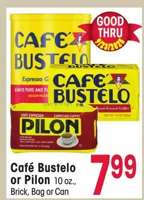 Jewel-Osco Café Bustelo or Pilon offer