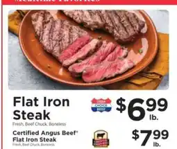 ShopRite Flat Iron Steak offer