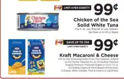 ShopRite Chicken of the Sea Solid White Tuna offer