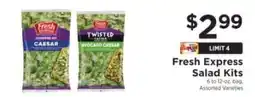 ShopRite Fresh Express Salad Kits offer