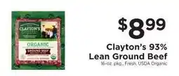 ShopRite Clayton’s 93% Lean Ground Beef offer